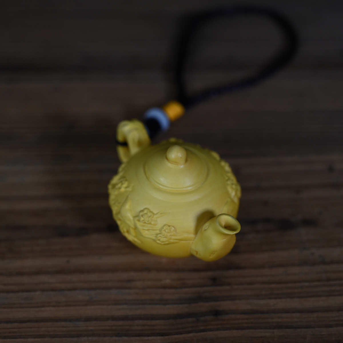 小叶黄杨木把把壶木雕手把件文玩茶壶收藏装饰工艺品木质摆件批发