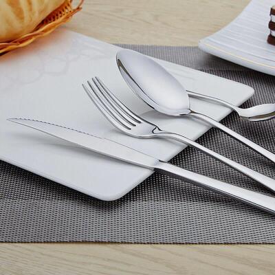 western tableware steak cutlery set knife fork spoon box set