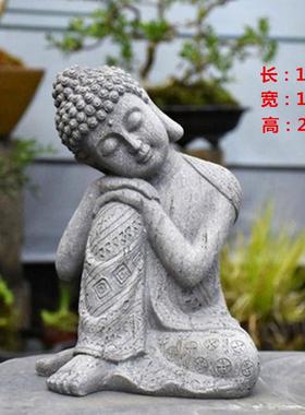 正品采，购产品林禅宗佛像装饰，园林装装饰，房屋阳台布置园微景