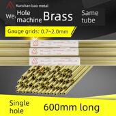 0.8 2.5 1.0 2.0 3.0 1.5 穿孔器黄铜管600长冲孔机单孔电极管0.7
