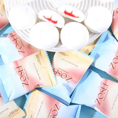 英国ZOSLI佐斯里克洛伊夹心棉花糖高颜值喜糖结婚伴手礼散装糖果