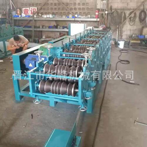 圆管压方管机48圆管压成方管设备不锈钢圆管变方管成型机