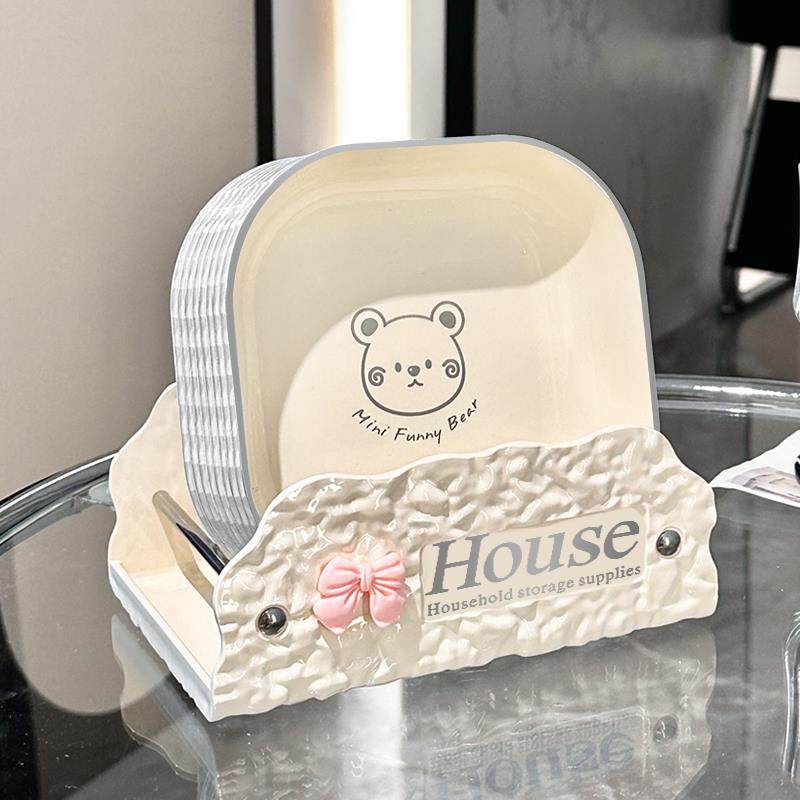 新款骨碟家用餐桌吐骨头盘碟垃圾收纳小盘子精致高级蘸料碟点心盘