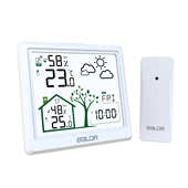 钟气象站背光触摸象无线舒适度大温湿度室内外计屏气新款 带