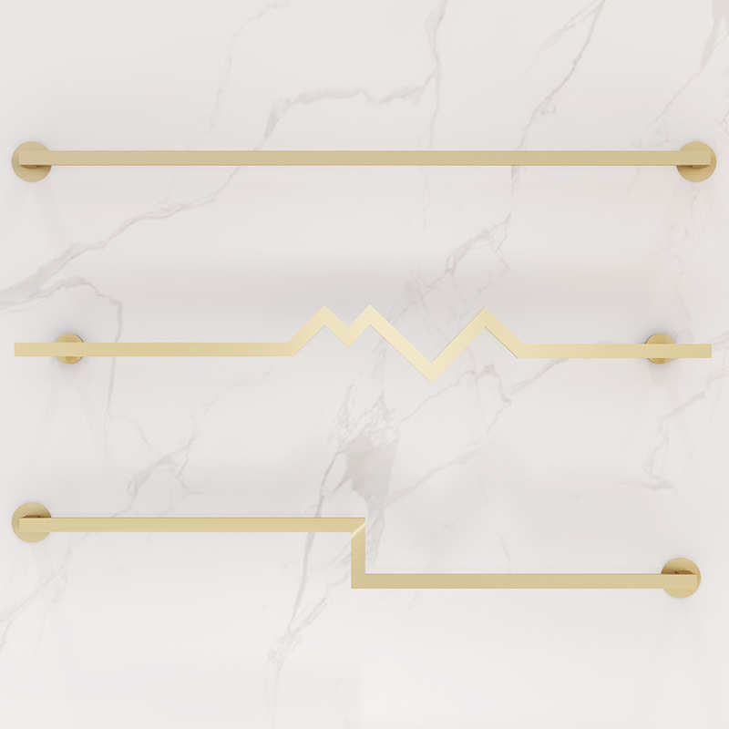 服装店展示架上墙正挂男女装店挂衣横杆架子衣服挂杆墙上壁挂