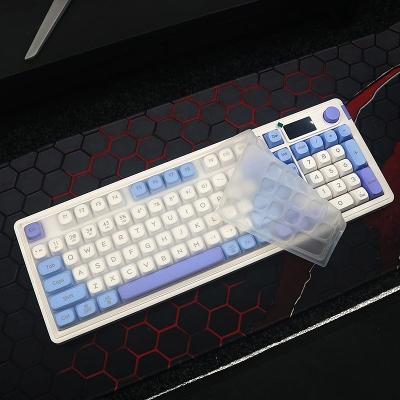 精品键盘膜适合狼途L98键盘保护膜LS99 LX980凹凸对应硅胶LT520防