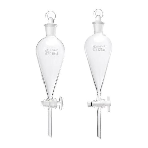 蜀牛梨形分液漏斗球形分液漏斗带刻度分液漏斗60/125/250/500ml