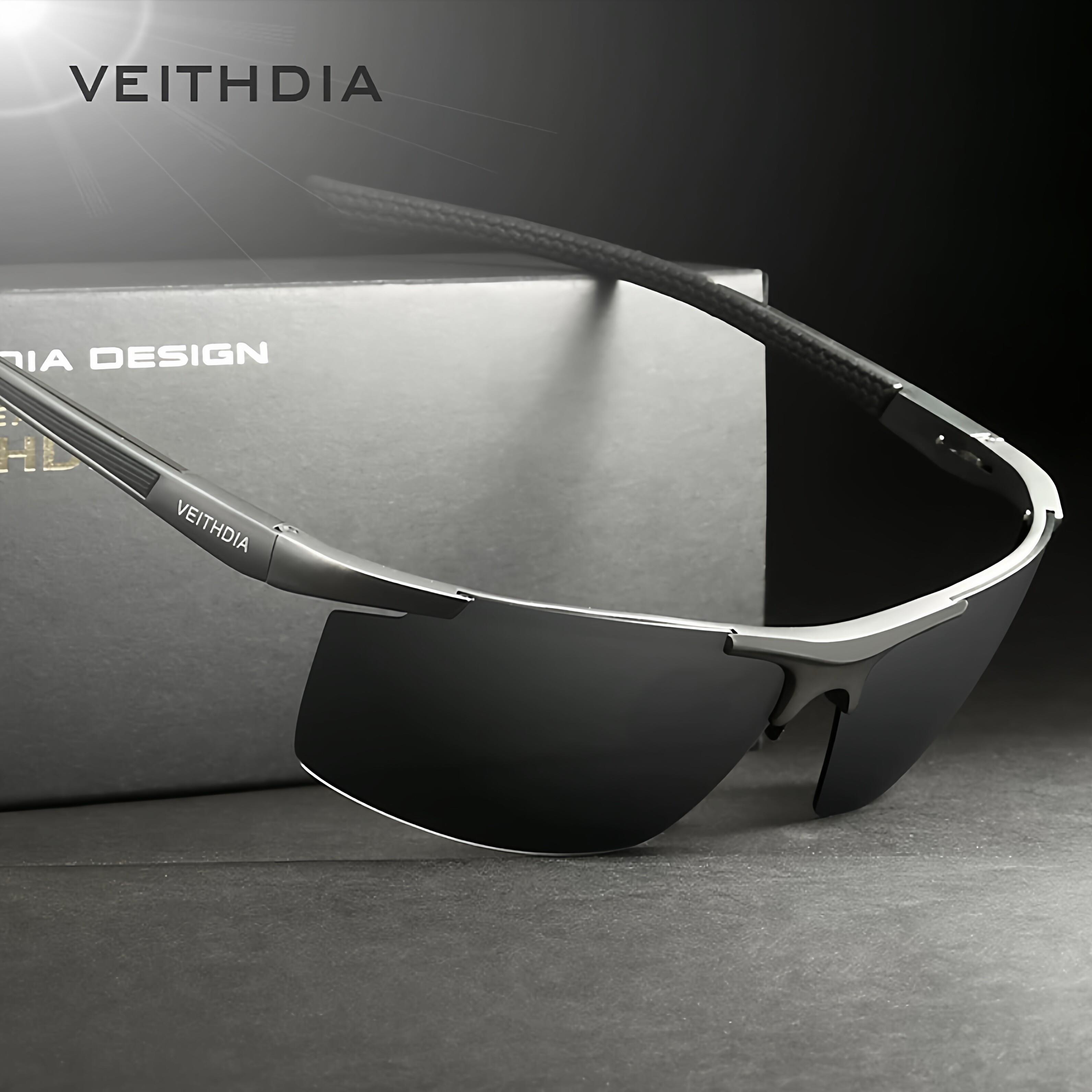 Veithdia/威斯.蒂亚 男士太阳镜骑行眼镜铝镁偏光镜开车驾驶墨镜