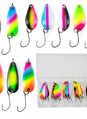 JYJ 2g 3g fishing kit jig spoon lure bait,hard metal spinner
