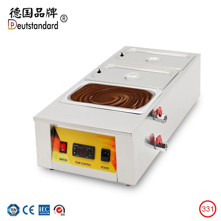 商用电热保温器巧克力融化缸酱汁保温盆不锈钢机壳小吃设备