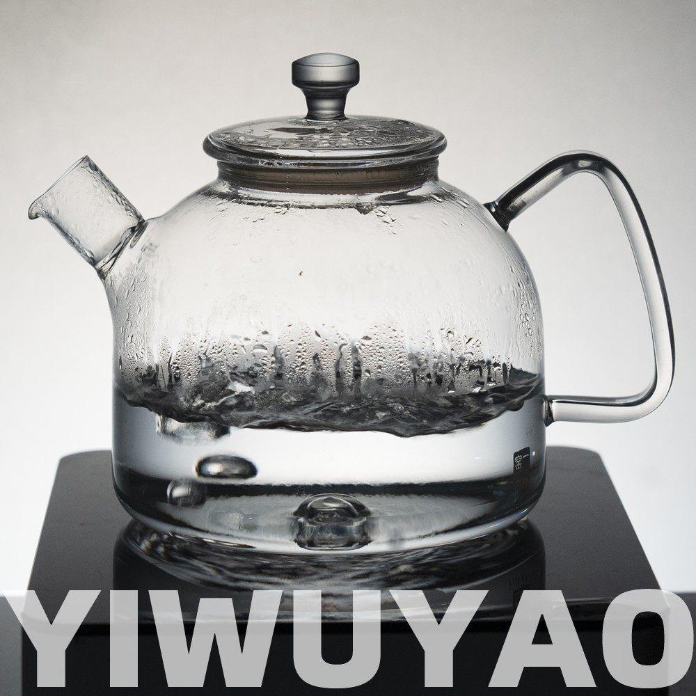 一屋窑大容量直火壶煮茶壶耐高温高硼硅玻璃水果泡茶壶瓦斯炉烧水