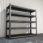 仓储货架置物架钢制展示架超市阳台多层落地收纳架仓库加厚铁架子