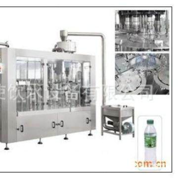 8头全自动瓶装水液体灌装机 果汁饮料生产线 瓶装饮料灌装旋盖机