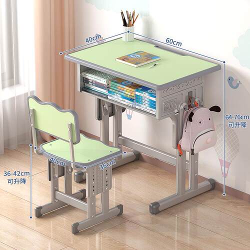 Adjustable desks and chairs for childrens study table