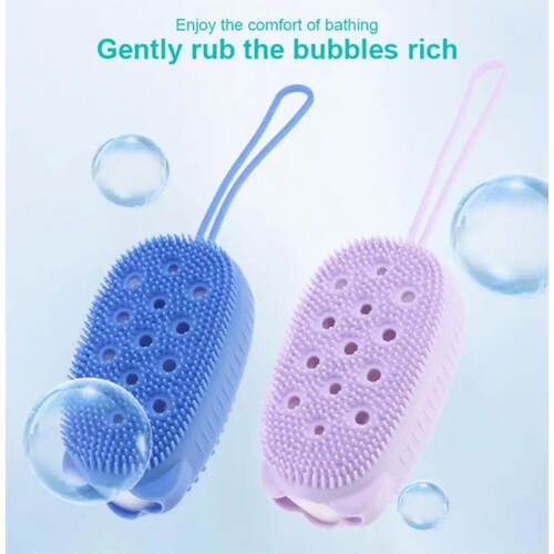 Silicone Body Brushes Scrubber Soft Silicone Scalp Massager
