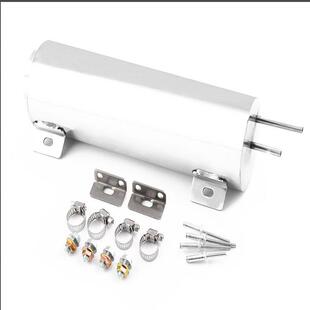 抛光不锈钢散热器溢流罐瓶适用于大多车型 x10 含税改装