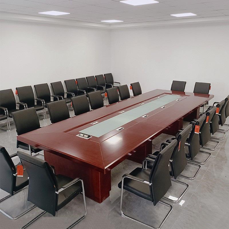 办公室室大型公会议实会议桌3木办桌会议桌椅组合会议长桌江浙沪