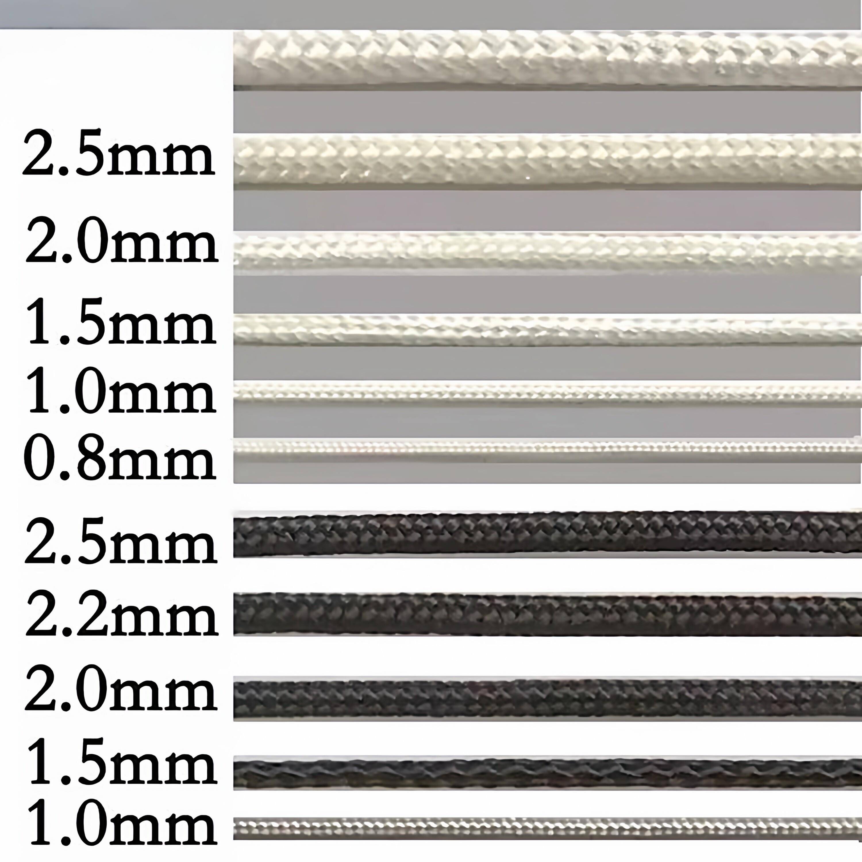 1mm2mm3m百叶窗帘拉绳尼龙细线防腐耐磨防晒捆绑绳包芯手编织挂绳图片