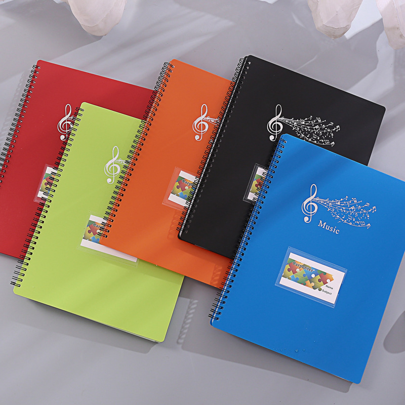 文件夹厂家货源反光钢琴试卷夹