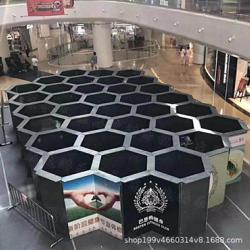 户外金属迷宫大型蜂巢迷宫景区商场游乐儿童互动展览游乐设备道具