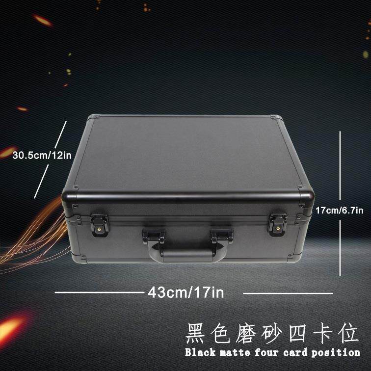 现货卡四卡位卡砖卡牌BGS级660PSA评砖收藏箱收纳箱铝箱