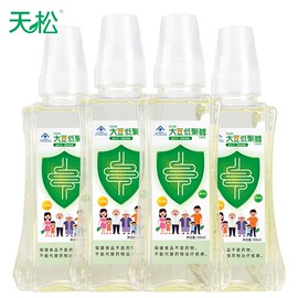 天松大豆低聚糖300ml*4瓶通肠润便水苏，糖棉籽糖孕妇儿童益生元