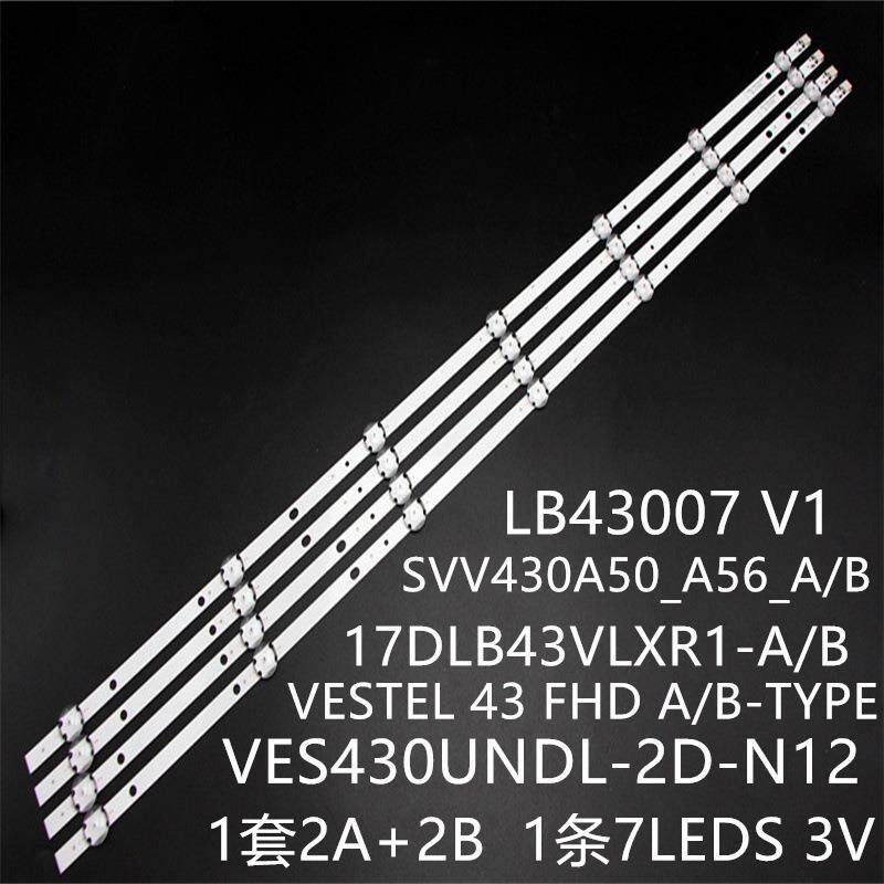 适17DB43H P43d300灯条17DLB43VLXR1-A/B VES430UNDL/A-2D-N12