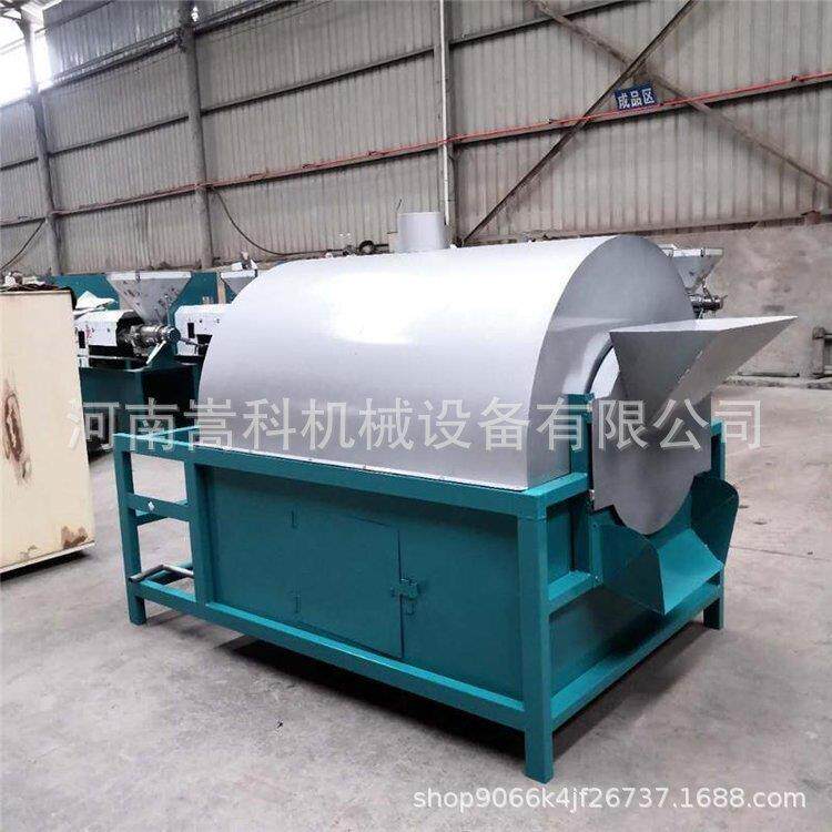 商用电加热滚筒炒货机炒爆米花机器全自动炒面粉饲料机器