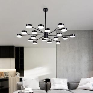 客厅吊灯现代简约北欧轻奢2020年新款 卧室餐厅灯具组合全屋套餐