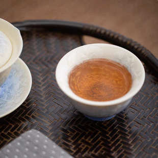 德化轻奢窑变结晶釉主人杯功夫茶具高档个人专用喝茶杯茶盏