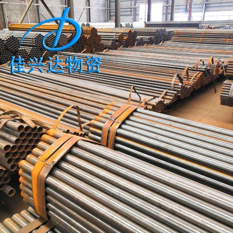 现货供应Q235国标4分-8寸高频薄壁直缝焊接钢管管材管件镀锌加工
