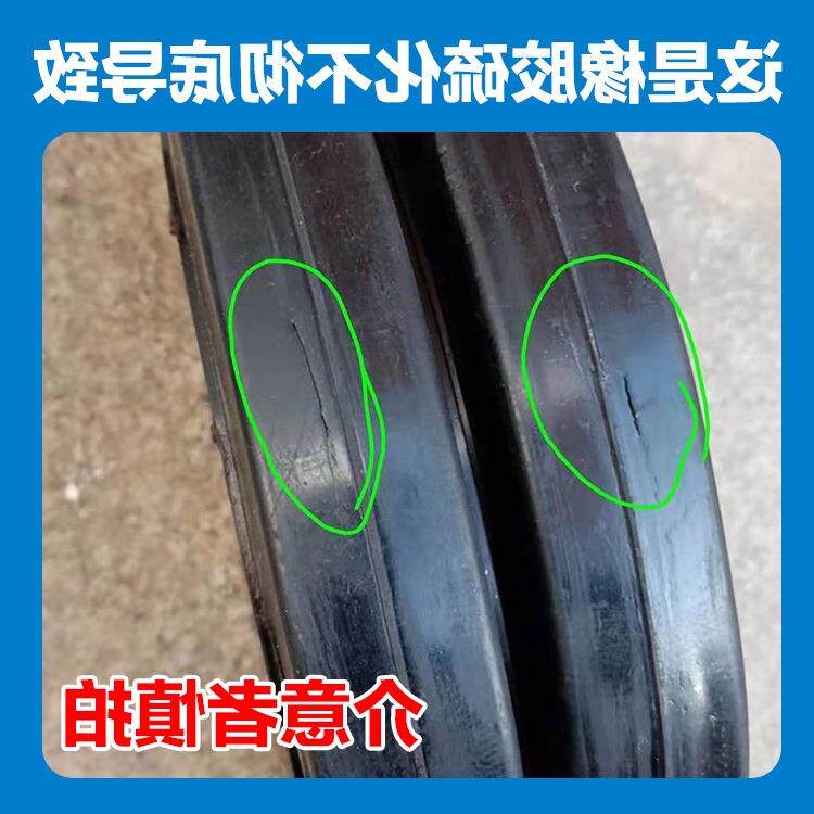 手推车老虎车轮子///寸静音铁芯轴承橡胶轮带轴实心小轮子