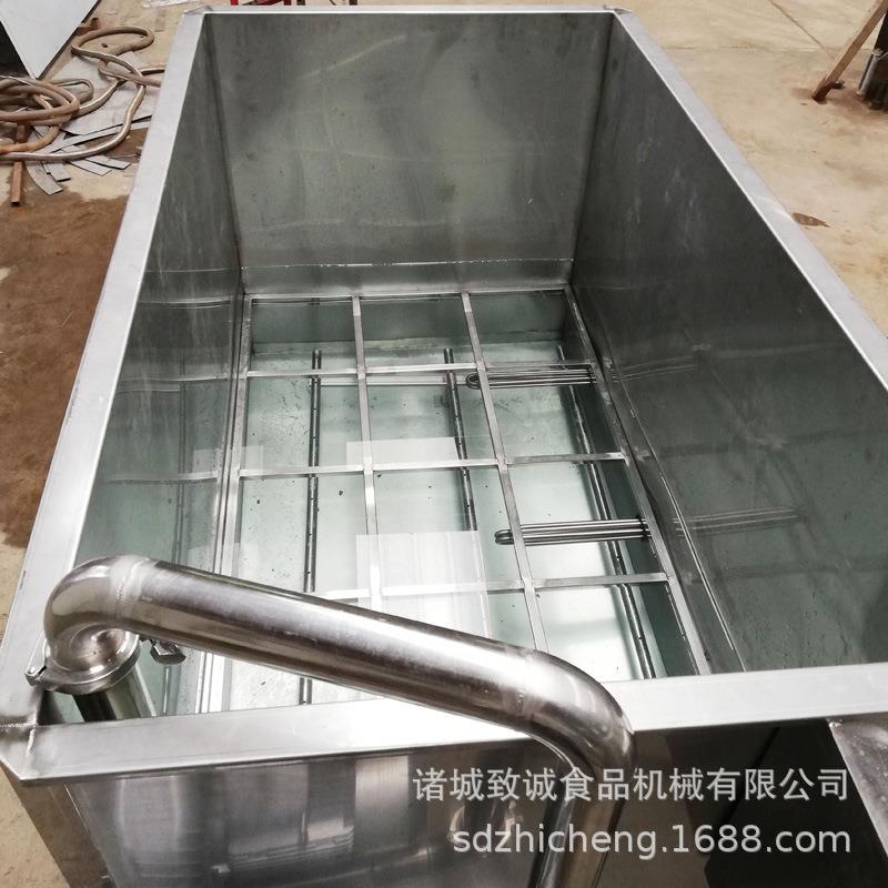 致诚直供气泡解冻池 冷冻产品解冻池 不锈钢流动水解冻槽现货