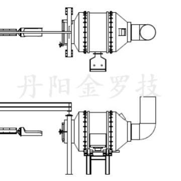 上引法水平连铸机2T橄榄炉反射炉冶炼炉化铜炉熔炼炉