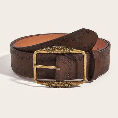 2025 Vintage Brown Leather Belt 覆古棕色腰带