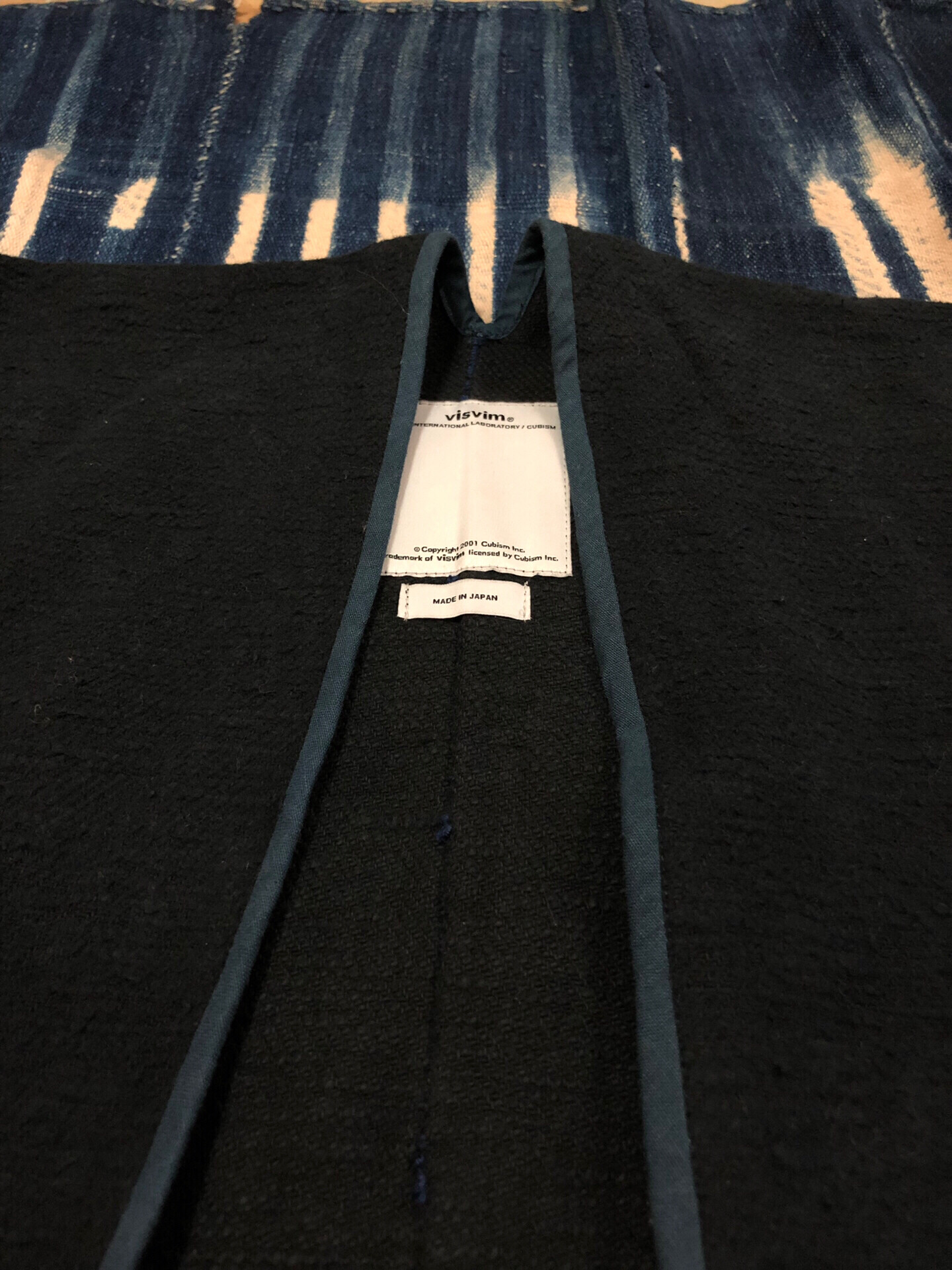 VISVIM 15AW SANJURO NATURAL DYE COAT — back