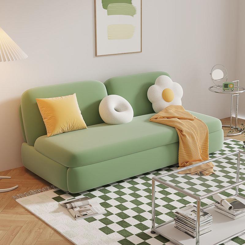 可折叠发床原室木小户型能沙发卧客厅推拉无品牌/两用多功储物沙