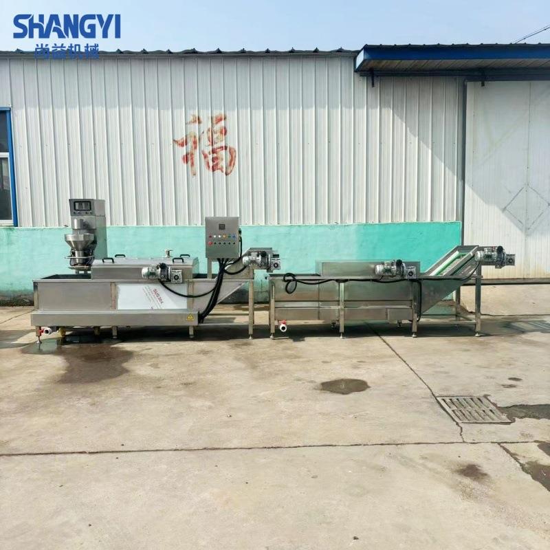 火锅丸子定型蒸煮机紫薯丸子全套加工设备黄花鱼丸加工流水线