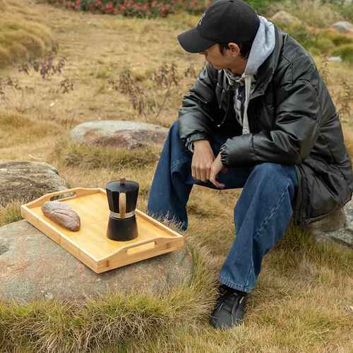 户外便携式可折叠楠竹托盘桌日式炕几飘窗茶几茶台露营野炊小茶几
