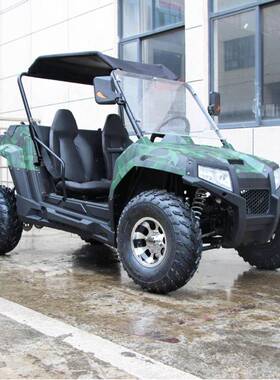 utv全地形车电动环松越野四轮摩托车方向盘山地成人双人沙滩车
