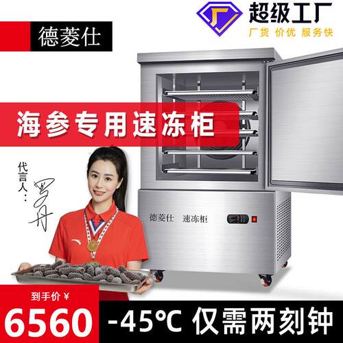 海参极速速冻机工业级低温冷冻柜锁鲜保营养快速冻透海参速冻柜