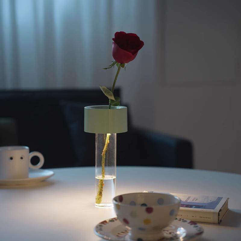创意花瓶台灯充电便携现代艺术客厅餐厅吧台卧室高级感装饰氛围灯