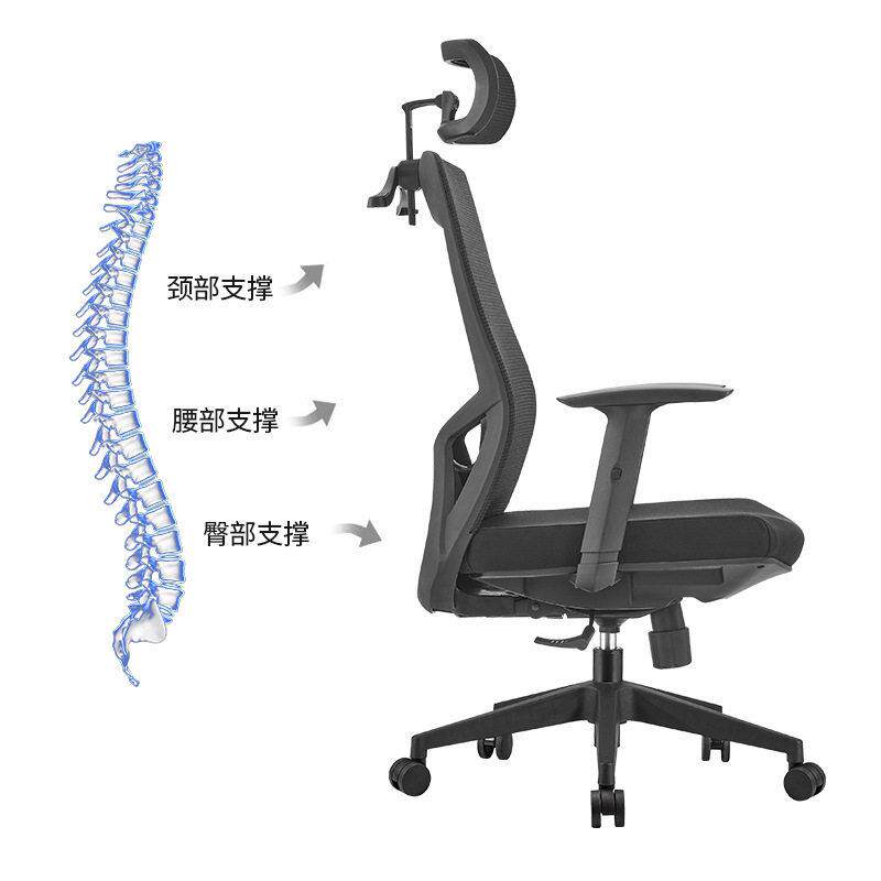 人体工学椅子护腰电脑椅家用舒适久坐电竞椅子生后仰公室座椅