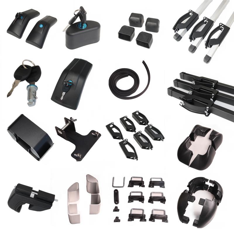 suv 汽车车载车顶双层行李架框配件通用固定件夹子卡扣夹脚爪支架
