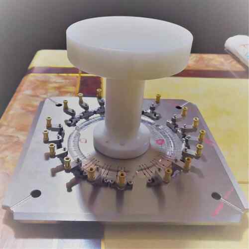 特制光纤研磨盘厂家直销快装夹具LCSC加工定制光纤研磨盘夹具定制