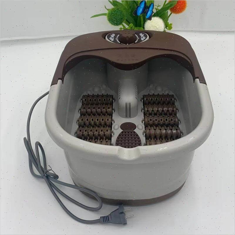 按摩足浴盆家用可携式自动恒温滚轮泡脚盆养生加热洗脚泡脚桶
