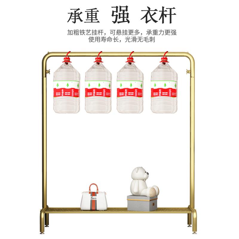 衣落地单卧室挂衣架架时尚晾衣架家用架杆式衣帽架简易折叠456523