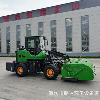 道路施工清扫车座驾式效率高柴油扫路机坚实牢固