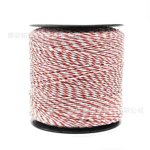 电子围栏通电绳卡盘产品牛马羊电子围栏加粗专用线导电线通电绳