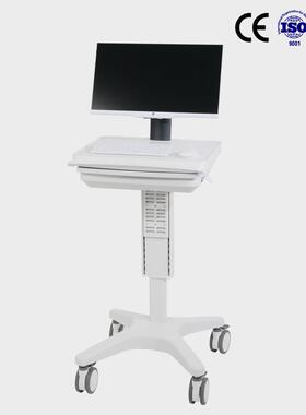 伟电体脑房车一机查移动台车可升WYTC771降电脑业工作站手推车